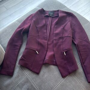 Burgundy jacket